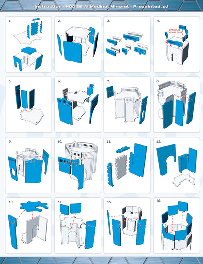 Al Medinat Minaret PREPAINTED (sand)