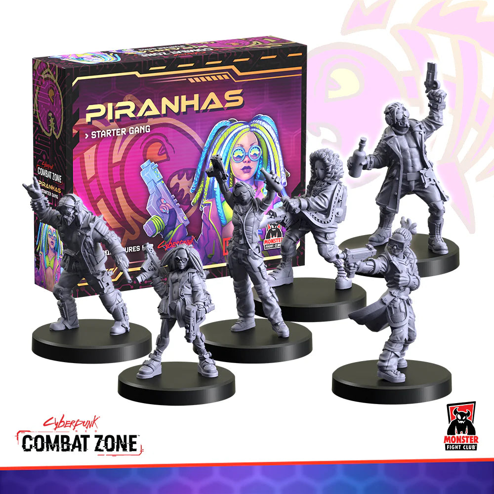 CYBERPUNK RED:COMBAT ZONE Piranhas Starter Box