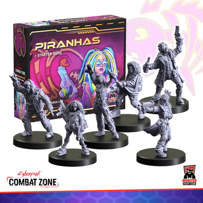 CYBERPUNK RED:COMBAT ZONE Piranhas Starter Box