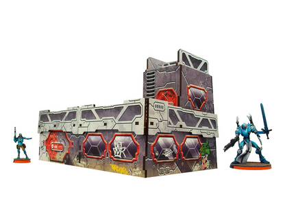 Precinct Sigma Post (1) PREPAINTED (grey)