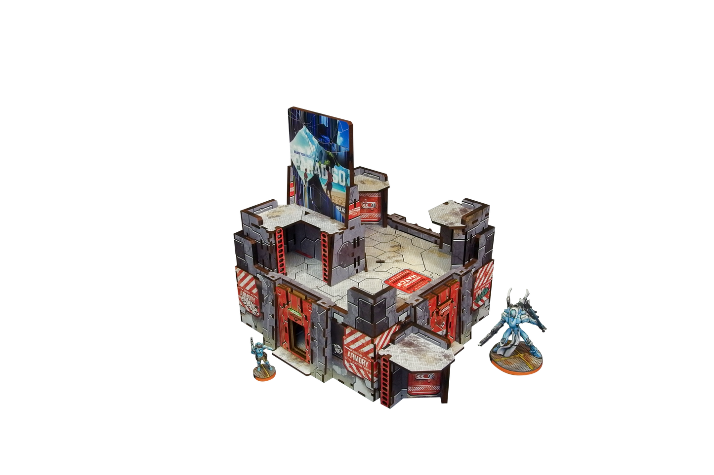 Precinct Sigma Objective Room Roof (1) PREPAINTED (grey)