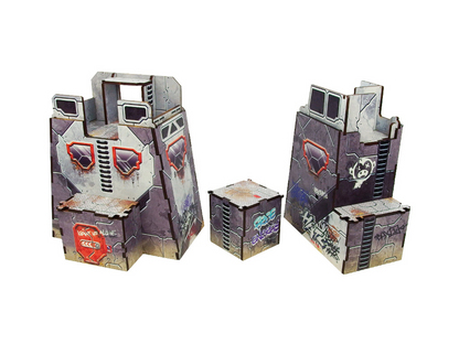 Precinct Sigma Sentry Towers (2) PREPAINTED (grey)