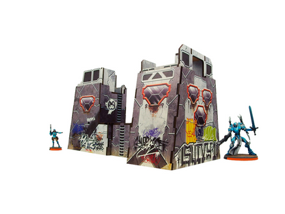 Precinct Sigma Sentry Towers (2) PREPAINTED (grey)