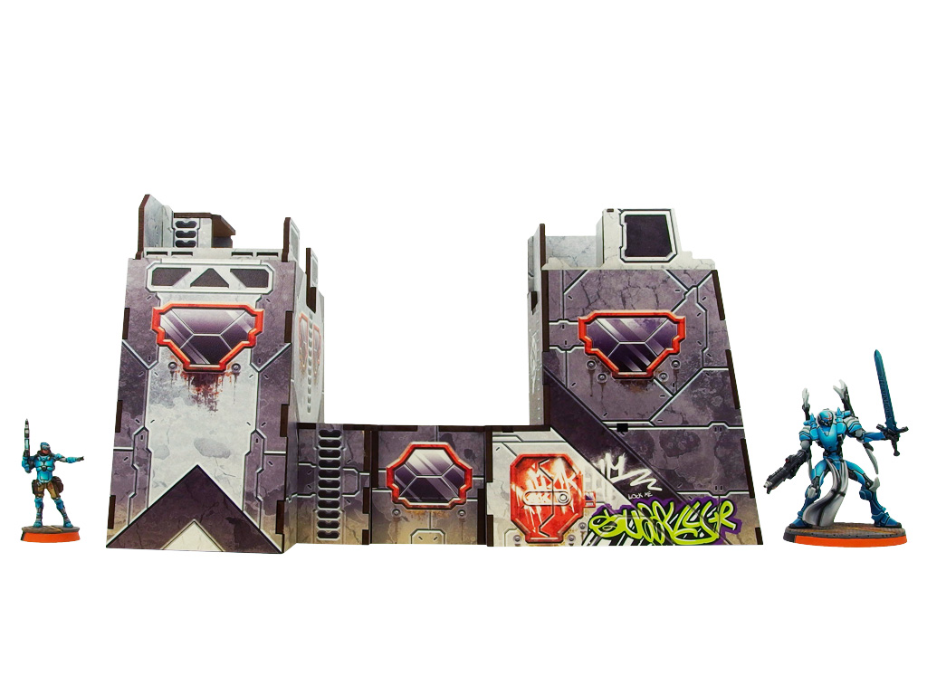 Precinct Sigma Sentry Towers (2) PREPAINTED (grey)