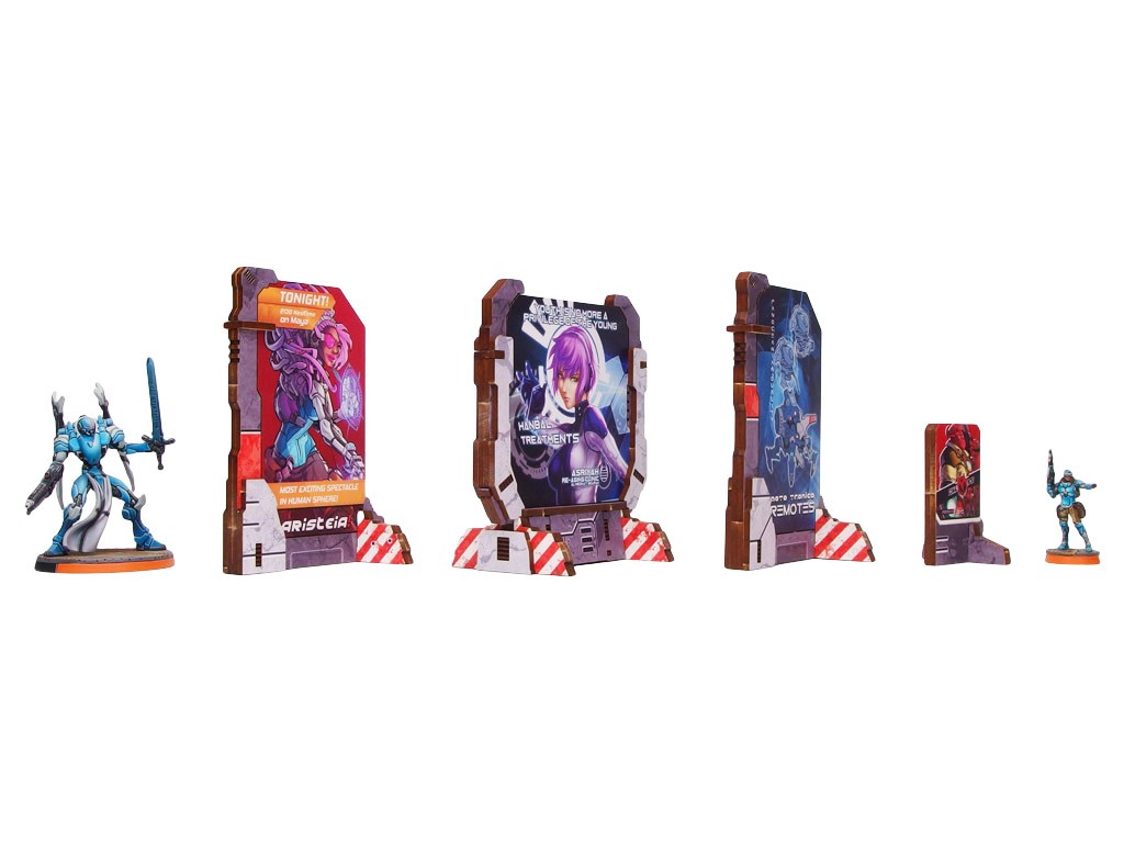 Precinct Sigma Display Arrays (4) PREPAINTED (grey)