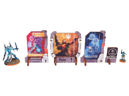 Precinct Sigma Display Arrays (4) PREPAINTED (grey)