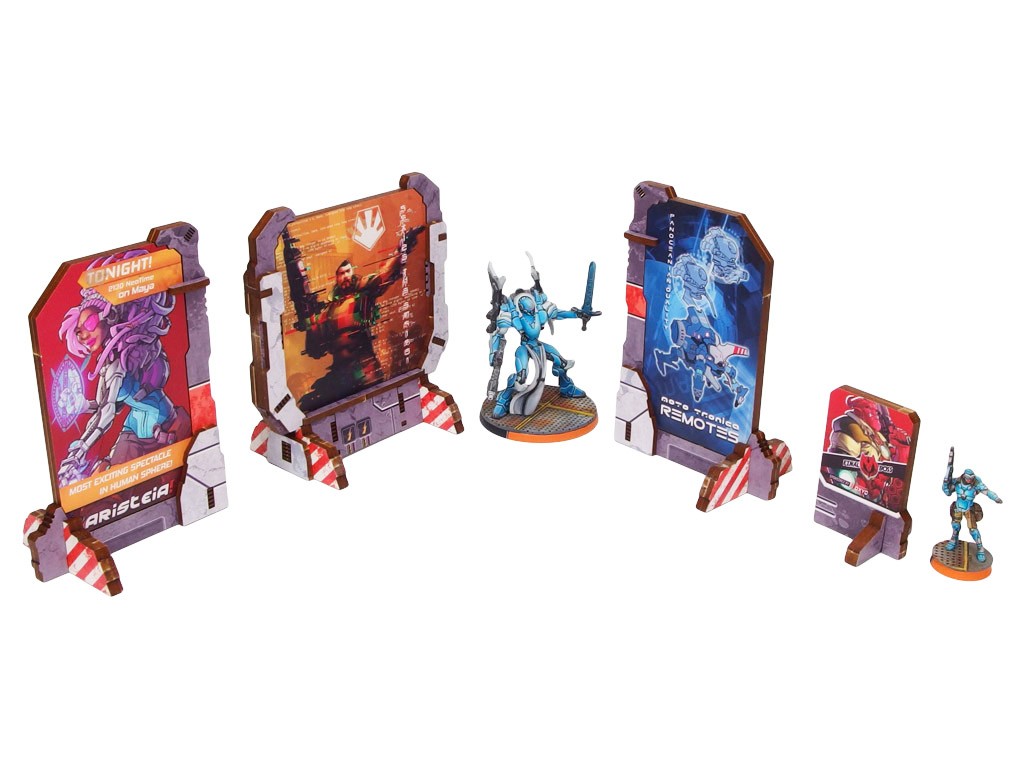 Precinct Sigma Display Arrays (4) PREPAINTED (grey)