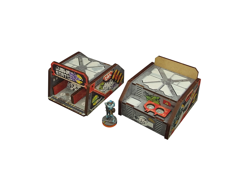 Precinct Sigma Subway Entrance (2) PREPAINTED (grey)