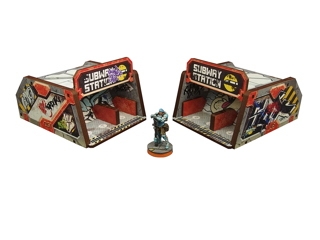 Precinct Sigma Subway Entrance (2) PREPAINTED (grey)