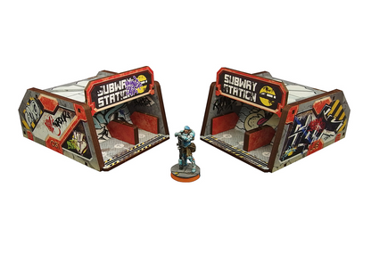 Precinct Sigma Subway Entrance (2) PREPAINTED (grey)