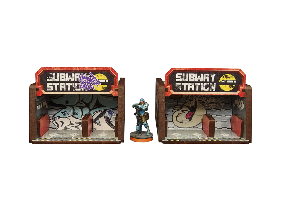 Precinct Sigma Subway Entrance (2) PREPAINTED (grey)