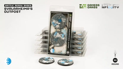 Svalarheima’s Outpost Bases, Round 55mm (x2)
