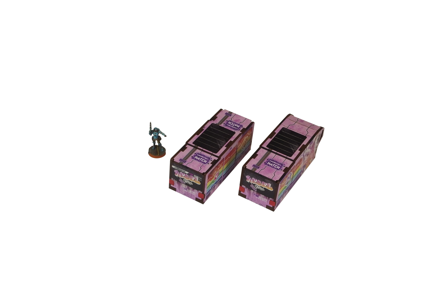 Precinct Sigma Bus Services The Unicorn" (1) PREPAINTED (rainbow)"