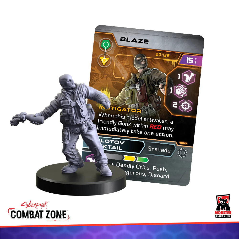 CYBERPUNK RED:COMBAT ZONE Zoners Faction Starter Box