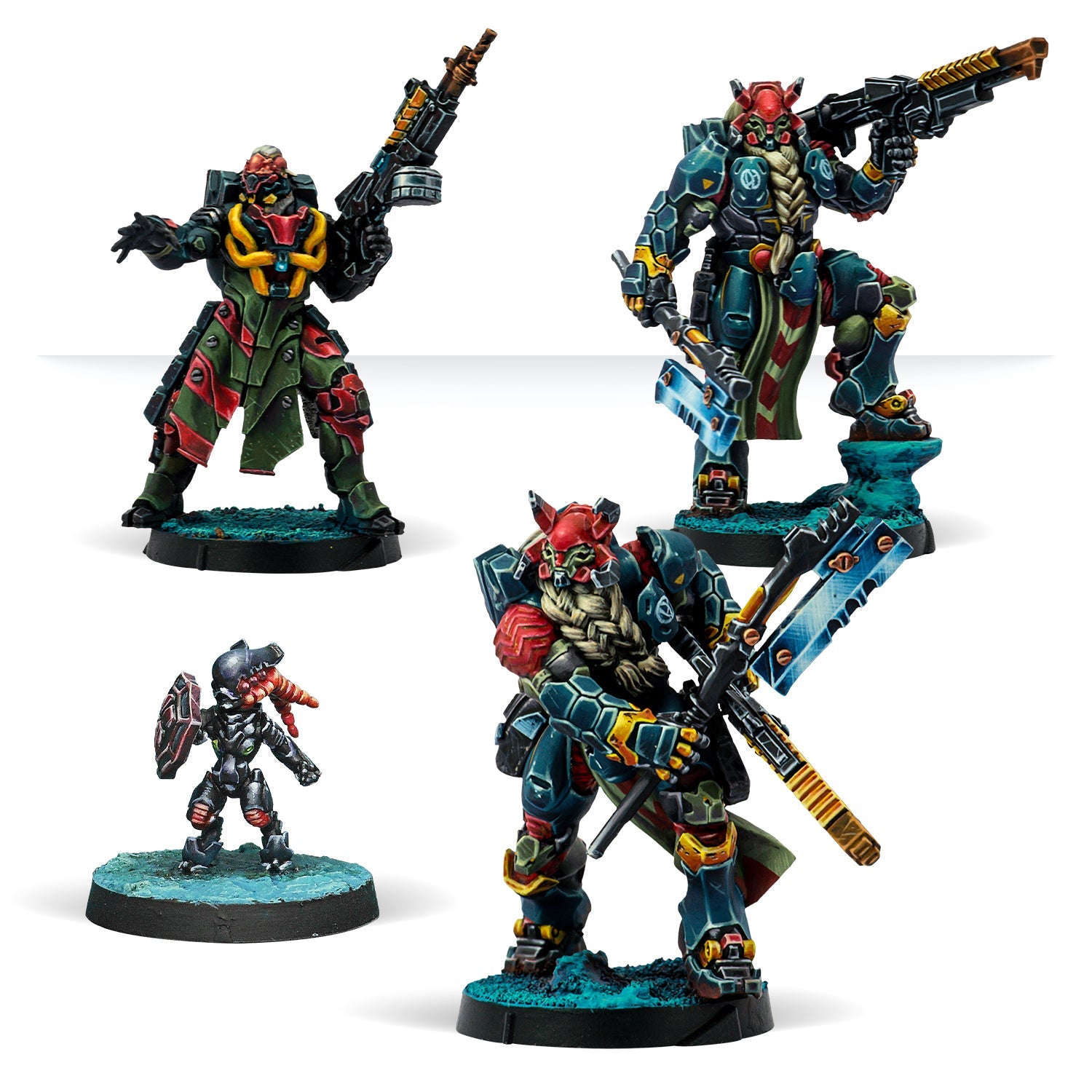 Infinity Morat Morat Fireteam Pack Infinity the Game Corvus Belli Combined Army ...